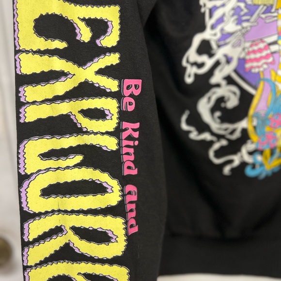 Explore Black Graphic Hoodie for Men - Picture 7 of 9